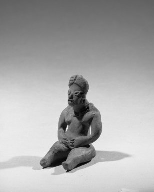  <em>Figurine</em>. Ceramic Brooklyn Museum, Carll H. de Silver Fund, 36.596. Creative Commons-BY (Photo: Brooklyn Museum, 36.596_acetate_bw.jpg)