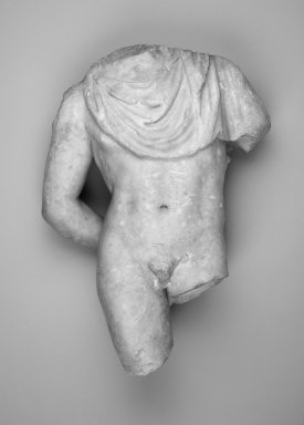 Roman. <em>Torso of a Boy</em>, ca. 100 C.E. Marble, 18 11/16 x 11 1/2 x 5 in. (47.5 x 29.2 x 12.7 cm). Brooklyn Museum, Charles Edwin Wilbour Fund, 36.618. Creative Commons-BY (Photo: Brooklyn Museum, 36.618.jpg)