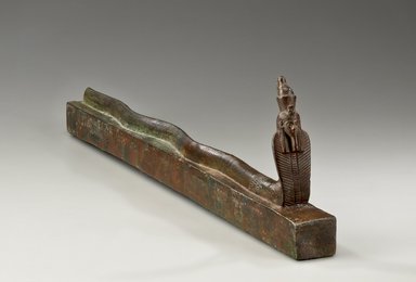  <em>Snake Coffin</em>, 664–30 B.C.E. Bronze, 5 3/4 x 1 7/8 x 22 in. (14.6 x 4.8 x 55.9 cm). Brooklyn Museum, Charles Edwin Wilbour Fund, 36.624. Creative Commons-BY (Photo: Brooklyn Museum (Gavin Ashworth,er), 36.624_Gavin_Ashworth_photograph.jpg)