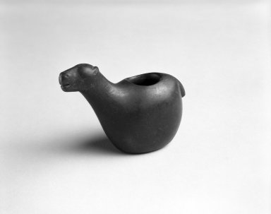 Inca. <em>Camelid Conopa</em>, 1470-1532. Stone, 2 x 3 x 1in. (5.1 x 7.6 x 2.5cm). Brooklyn Museum, Gift of Dr. John H. Finney, 36.683. Creative Commons-BY (Photo: Brooklyn Museum, 36.683_bw.jpg)