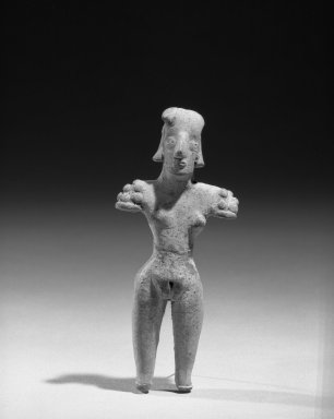  <em>Figure of a Woman</em>. Clay Brooklyn Museum, Frank L. Babbott Fund, 36.860. Creative Commons-BY (Photo: Brooklyn Museum, 36.860_acetate_bw.jpg)