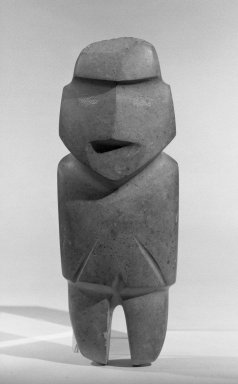  <em>Figure</em>. Stone, 8 × 3 × 1 3/4 in. (20.3 × 7.6 × 4.4 cm). Brooklyn Museum, Frank L. Babbott Fund, 36.891. Creative Commons-BY (Photo: Brooklyn Museum, 36.891_acetate_bw.jpg)