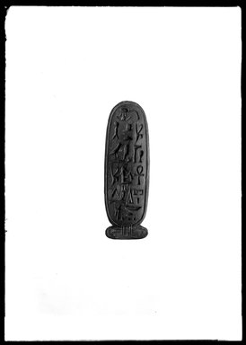  <em>Stamp</em>, ca.1539-1075 B.C.E. Wood, 1/2 x 7/8 x 2 13/16 in. (1.2 x 2.3 x 7.1 cm). Brooklyn Museum, Charles Edwin Wilbour Fund, 37.1720E. Creative Commons-BY (Photo: Brooklyn Museum, 37.1720E_NegA_SL4.jpg)