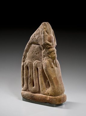  <em>Meretseger</em>, ca. 1479–1400 B.C.E., or later. Sandstone, pigment, 14 x 4 5/8 x 8 7/8 in. (35.6 x 11.7 x 22.5 cm). Brooklyn Museum, Charles Edwin Wilbour Fund, 37.1749E. Creative Commons-BY (Photo: Brooklyn Museum (Gavin Ashworth,er), 37.1749E_Gavin_Ashworth_photograph.jpg)