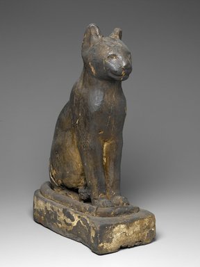 Cat Statuette intended to contain a mummified cat