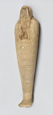  <em>Ibis-Form Shrew Mummy</em>, 664–332 B.C.E. Animal remains (Crocidura flavescens, C. nana, C. olivieri, or C. religiosa), linen, 4 3/4 x 3 1/2 x 19 5/8 in. (12.1 x 8.9 x 49.8 cm). Brooklyn Museum, Charles Edwin Wilbour Fund, 37.1987E. Creative Commons-BY (Photo: Brooklyn Museum (Gavin Ashworth,er), 37.1987E_Gavin_Ashworth_photograph.jpg)