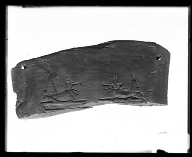  <em>Coffin Fragment</em>. Wood, 4 3/16 x 15/16 x 10 1/4 in. (10.7 x 2.4 x 26 cm). Brooklyn Museum, Charles Edwin Wilbour Fund, 37.2046E (Photo: Brooklyn Museum, 37.2046E_NegA_SL4.jpg)