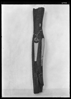  <em>Fragment of Leg, Probably From a Folding Stool</em>, ca. 1539-1292 B.C.E. Wood, ivory, 9 3/4 x 1 1/2 x 1 5/16 in. (24.8 x 3.8 x 3.4 cm). Brooklyn Museum, Charles Edwin Wilbour Fund, 37.266E. Creative Commons-BY (Photo: Brooklyn Museum, 37.266E_NegA_SL4.jpg)