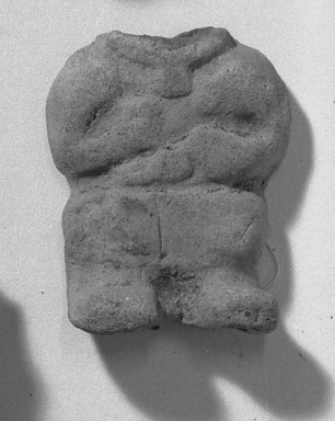  <em>Headless Figure</em>. Brown clay Brooklyn Museum, Frank Sherman Benson Fund and the Henry L. Batterman Fund, 37.3023PA. Creative Commons-BY (Photo: Brooklyn Museum, 37.3023PA_acetate_bw.jpg)