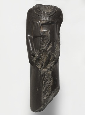  <em>Overseer of the Treasury, Ptahhotep</em>, 521-486 B.C.E. Quartzite, 35 × 12 × 13 in., 252 lb. (88.9 × 30.5 × 33 cm, 114.31kg). Brooklyn Museum, Charles Edwin Wilbour Fund, 37.353. Creative Commons-BY (Photo: , 37.353_PS9.jpg)