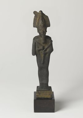  <em>Statue of Osiris</em>, 664-525 B.C.E., or later. Bronze, 8 1/8 x 2 1/16 x 2 1/4 in. (20.6 x 5.2 x 5.7 cm). Brooklyn Museum, Charles Edwin Wilbour Fund, 37.372E. Creative Commons-BY (Photo: Brooklyn Museum, 37.372E_PS4.jpg)