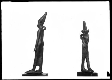  <em>Statuette of Nefertem</em>. Bronze, Overall height: 3 3/8 in. (8.5 cm). Brooklyn Museum, Charles Edwin Wilbour Fund, 37.408E. Creative Commons-BY (Photo: , 37.408E_37.688E_GrpA_SL4.jpg)