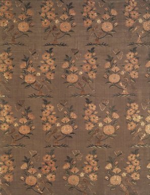  <em>Large Textile</em>, 16th–17th century. Silk, brocaded plain compound twill weave, 26 1/2 x 20 1/2 in. (67.3 x 52.1 cm). Brooklyn Museum, A. Augustus Healy Fund, 38.1. Creative Commons-BY (Photo: Brooklyn Museum, 38.1_transp3795.jpg)