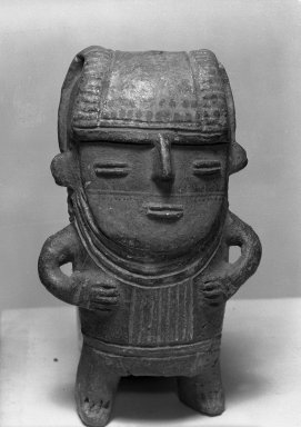 <em>Female Sculpture</em>. Clay Brooklyn Museum, Museum Expedition 1938, Dick S. Ramsay Fund, 38.576. Creative Commons-BY (Photo: Brooklyn Museum, 38.576_front_acetate_bw.jpg)