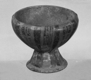  <em>Cup or Chalice</em>. Clay Brooklyn Museum, Museum Expedition 1938, Dick S. Ramsay Fund, 38.581. Creative Commons-BY (Photo: Brooklyn Museum, 38.581_acetate_bw.jpg)