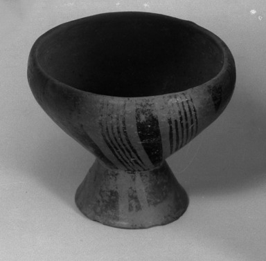  <em>Cup or Chalice</em>. Clay Brooklyn Museum, Museum Expedition 1938, Dick S. Ramsay Fund, 38.582. Creative Commons-BY (Photo: Brooklyn Museum, 38.582_view1_acetate_bw.jpg)