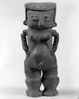  <em>Female Sculpture</em>. Clay Brooklyn Museum, Museum Expedition 1938, Dick S. Ramsay Fund, 38.616. Creative Commons-BY (Photo: Brooklyn Museum, 38.616_bw.jpg)