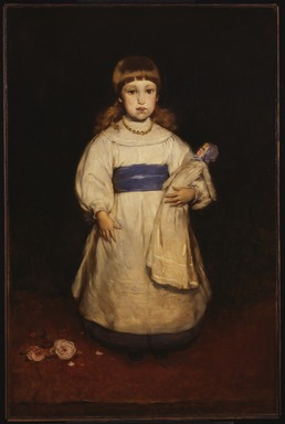Frank Duveneck (American, 1848-1919). <em>Mary Cabot Wheelwright</em>, 1882. Oil on canvas, 50 3/16 x 33 1/16 in. (127.5 x 84 cm). Brooklyn Museum, Dick S. Ramsay Fund, 40.87 (Photo: Brooklyn Museum, 40.87_SL3.jpg)