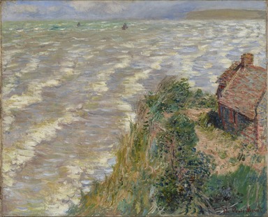 Claude Monet (French, 1840-1926). <em>Rising Tide at Pourville (Marée montante à Pourville)</em>, 1882. Oil on canvas, 26 x 32 in. (66 x 81.3cm). Brooklyn Museum, Gift of Mrs. Horace O. Havemeyer, 41.1260 (Photo: Brooklyn Museum, 41.1260_PS11.jpg)