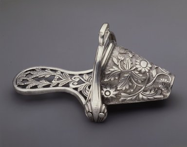  <em>Lady's Stirrup</em>, late 18th–19th century. Silver, 3 1/2 x 3 1/2 x 7 11/16 in. (8.9 x 8.9 x 19.5 cm). Brooklyn Museum, Museum Expedition 1941, Frank L. Babbott Fund, 41.1275.219. Creative Commons-BY (Photo: Brooklyn Museum, 41.1275.219_SL4.jpg)