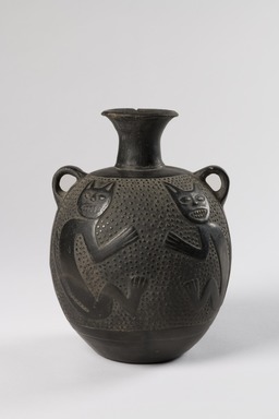 Chimú-Inca. <em>Jar Decorated with Felines</em>, 1470–1535. Ceramic, 9 × 7 1/4 × 7 in. (22.9 × 18.4 × 17.8 cm). Brooklyn Museum, Museum Expedition 1941, Frank L. Babbott Fund, 41.1275.83. Creative Commons-BY (Photo: Brooklyn Museum, 41.1275.83_PS22.jpg)