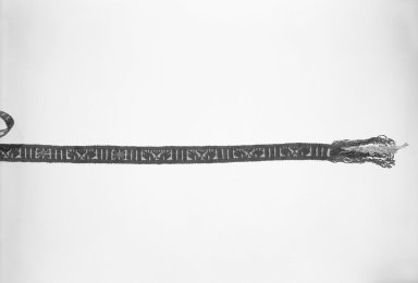  <em>Zapotecan costume: Belt</em>. Wool, cotton Brooklyn Museum, Museum Expedition 1941, Ella C. Woodward Memorial Fund, 41.1310.63c. Creative Commons-BY (Photo: Brooklyn Museum, 41.1310.63c_bw.jpg)