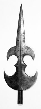  <em>Pike or Spear Head</em>. Cast steel, 26 1/2 in. (67.3 cm). Brooklyn Museum, Gift of Percy C. Madeira, Jr., 42.245.6. Creative Commons-BY (Photo: Brooklyn Museum, 42.245.6_bw.jpg)