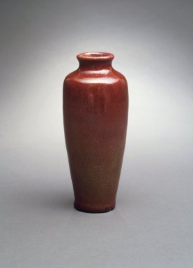 Chelsea Keramic Art Works. <em>Vase, Trial Piece</em>, ca. 1884. Stoneware, 7 1/8 x 2 in. (18.1 x 5.1 cm). Brooklyn Museum, Gift of Arthur W. Clement, 43.128.154. Creative Commons-BY (Photo: Brooklyn Museum, 43.128.154.jpg)
