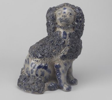  <em>Doorstop, Poodle</em>, 19th century. Stoneware, 9 1/4 x 7 x 4 3/8 in. (23.5 x 17.8 x 11.1 cm). Brooklyn Museum, Gift of Arthur W. Clement, 43.128.23. Creative Commons-BY (Photo: Brooklyn Museum, 43.128.23.jpg)