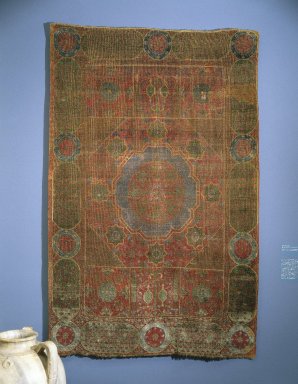 <em>Mamluk Carpet</em>, late 15th-early 16th century. Wool, 78 1/4 x 51 1/4 in.  (198.8 x 130.2 cm). Brooklyn Museum, Gift of Mr. and Mrs. Frederic B. Pratt, 43.24.3. Creative Commons-BY (Photo: Brooklyn Museum, 43.24.3_SL1.jpg)