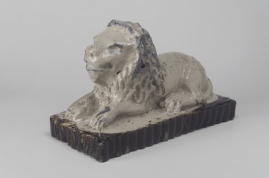 American. <em>Doorstop</em>, late 19th century. Stoneware, 5 3/4 x 4 1/2 x 9 1/2 in. (14.6 x 11.4 x 24.1 cm). Brooklyn Museum, Gift of Arthur W. Clement, 44.1.6. Creative Commons-BY (Photo: Brooklyn Museum, 44.1.6.jpg)