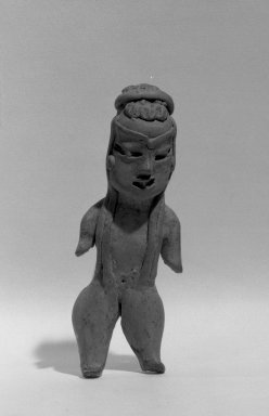  <em>Female Figurine</em>. Clay Brooklyn Museum, Museum Expedition 1944, Purchased with funds given by the Estate of Warren S.M. Mead, 44.195.4. Creative Commons-BY (Photo: Brooklyn Museum, 44.195.4_acetate_bw.jpg)