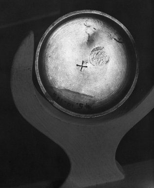Samuel Danforth. <em>Beaker</em>. Pewter Brooklyn Museum, Designated Purchase Fund, 45.10.115.1. Creative Commons-BY (Photo: Brooklyn Museum, 45.10.115.1_mark_acetate_bw.jpg)