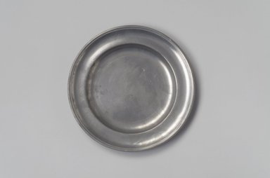 Parks Boyd. <em>Plate</em>, 1795–1819. Pewter, 5/8 x 7 7/8 x 7 7/8 in. (1.6 x 20 x 20 cm). Brooklyn Museum, Designated Purchase Fund, 45.10.178. Creative Commons-BY (Photo: Brooklyn Museum, 45.10.178.jpg)