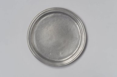  <em>Plate</em>, 17th century. Pewter, 1/2 x 8 1/2 x 8 1/2 in. (1.3 x 21.6 x 21.6 cm). Brooklyn Museum, Designated Purchase Fund, 45.10.219. Creative Commons-BY (Photo: Brooklyn Museum, 45.10.219.jpg)