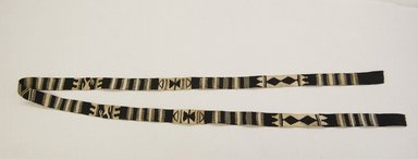  <em>Belt or headband</em>. Cotton, 1 5/16 x 79 15/16 in. (3.3 x 203 cm). Brooklyn Museum, Gift of Carolyn Schnurer, 45.109.10. Creative Commons-BY (Photo: Brooklyn Museum, 45.109.10_front_PS5.jpg)