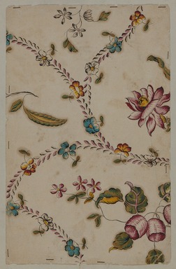  <em>Design Drawing</em>, late 18th century. Paint and/or ink on paper, 7 x 11 in. (17.8 x 27.9 cm). Brooklyn Museum, Museum Collection Fund, 47.189.17 (Photo: Brooklyn Museum, 47.189.17_overall_PS20.jpg)
