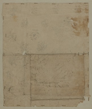  <em>Design Drawing</em>, late 18th century. Pencil on paper, 8 x 9 1/2 in. (20.3 x 24.1 cm). Brooklyn Museum, Museum Collection Fund, 47.189.22 (Photo: Brooklyn Museum, 47.189.22_overall_PS20.jpg)