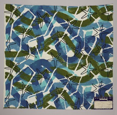 Jim Tillett (American, 1913–1996). <em>Textile</em>, 1947. Waffle pique cotton, 34 x 32 1/2 in. (86.4 x 82.6 cm). Brooklyn Museum, Gift of D. B. Fuller and Co. Inc., 47.38.10 (Photo: Brooklyn Museum, 47.38.10_PS9.jpg)