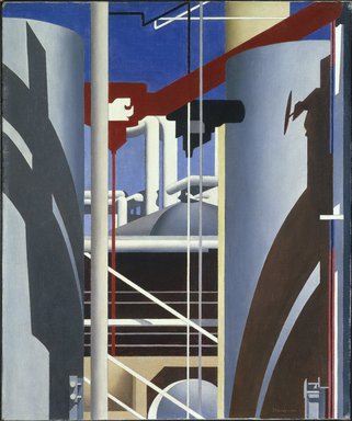 Charles Sheeler (American, 1883-1965). <em>Incantation</em>, 1946. Oil on canvas, 24 1/8 x 20 1/8 in. (61.3 x 51.1 cm). Brooklyn Museum, Ella C. Woodward Memorial Fund and John B. Woodward Memorial Fund, 49.67 (Photo: Brooklyn Museum, 49.67_SL1.jpg)