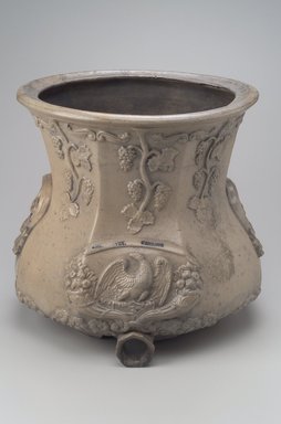 American. <em>Wine Press</em>, 18th century. Stoneware, 13 3/8 x 14 1/8 x 14 1/2 in. (34 x 35.9 x 36.8 cm). Brooklyn Museum, Gift of Arthur W. Clement, 50.153. Creative Commons-BY (Photo: Brooklyn Museum, 50.153.jpg)