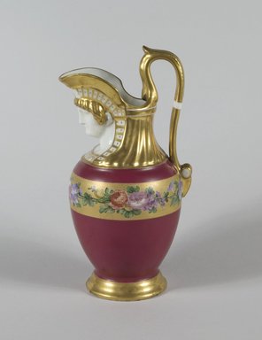  <em>Pitcher and Basin</em>, late 19th century. Porcelain, Pitcher: 10 x 5 1/2 in. (25.4 x 14 cm). Brooklyn Museum, Gift of Townsend Scudder, 51.114.6a-b. Creative Commons-BY (Photo: Brooklyn Museum, 51.114.6a_PS5.jpg)
