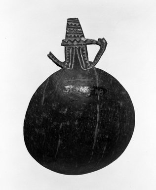  <em>Decorated Spoon</em>. Coconut shell Brooklyn Museum, Gift of John W. Vandercook, 51.118.18. Creative Commons-BY (Photo: Brooklyn Museum, 51.118.18_bw.jpg)