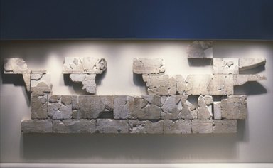  <em>Relief Blocks from the Tomb of the Vizier Nespeqashuty</em>, ca. 664-610 B.C.E. Limestone, 40 9/16 x 63 3/8 in. (103 x 161 cm). Brooklyn Museum, Charles Edwin Wilbour Fund, 52.131.1a-i. Creative Commons-BY (Photo: Brooklyn Museum, 52.131.1a-I.jpg)