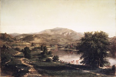 Winckworth Allan Gay (American, 1821–1910). <em>Welch Mountain from West Campton, New Hampshire</em>, 1858. Oil on canvas, 20 1/16 × 29 13/16 in. (51 × 75.7 cm). Brooklyn Museum, Museum Collection Fund, 52.15 (Photo: Brooklyn Museum, 52.15.jpg)