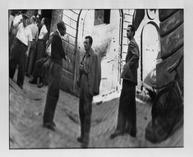 Nigel Henderson (American, 1917-1985). <em>Pavement in Waves (Distortion Technique)</em>, 1951. print, 8 x 10 in. (20.3 x 25.4 cm). Brooklyn Museum, Gift of the artist, 52.69.3. © artist or artist's estate (Photo: Brooklyn Museum, 52.69.3_acetate_bw.jpg)