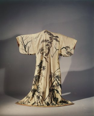  <em>No Robe</em>, 19th century. Silk, 48 1/2 x 62 in. (123.2 x 157.5 cm). Brooklyn Museum, Gift of the Hammer Foundation, 53.181. Creative Commons-BY (Photo: Brooklyn Museum, 53.181_SL4.jpg)