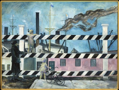 Isabel Lydia Whitney (American, 1884-1962). <em>The Blue Peter</em>, 1927-1928. Oil on canvas, 18 x 23 15/16 in. (45.7 x 60.8 cm). Brooklyn Museum, Gift of Mrs. James H. Hayes, 54.20 (Photo: Brooklyn Museum, 54.20_SL1.jpg)