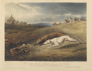 Nichols and Bluck. <em>Coursing</em>. Engraving Brooklyn Museum, Gift of Harry W. Havemeyer, 54.34.7 (Photo: Brooklyn Museum, 54.34.7_PS2.jpg)
