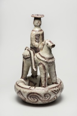 Guido Gambone. <em>Jug</em>, 20th century. Ceramic, 10 x 17 in. (25.4 x 43.2 cm). Brooklyn Museum, Gift of the Italian Government, 54.64.25. Creative Commons-BY (Photo: Brooklyn Museum, 54.64.25_view01_PS11.jpg)